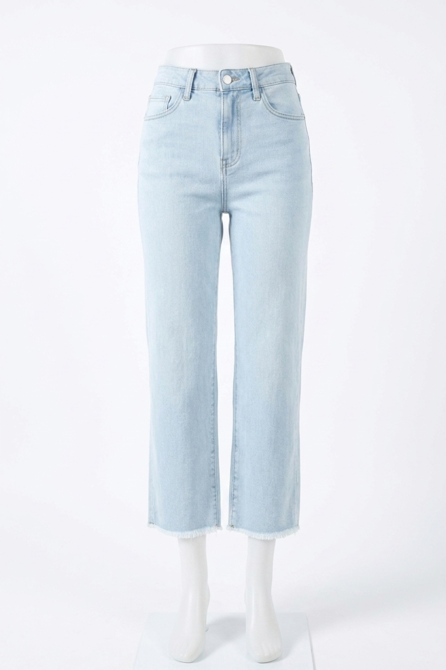 NEW DEAR JOHN DENIM holly cropped jeans in bubble bath